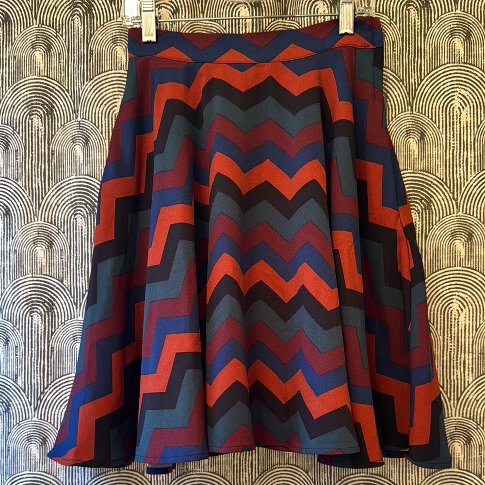 ModCloth Chevron Patterned Skirt